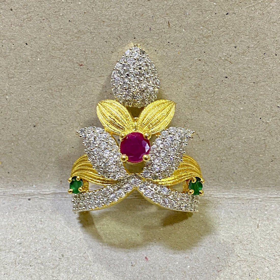 Krishna Mukut For God Goddesses | Laddu Gopal mukut | ornament Accessory |Gold Plated Crown Premium Deity jewellery — 7