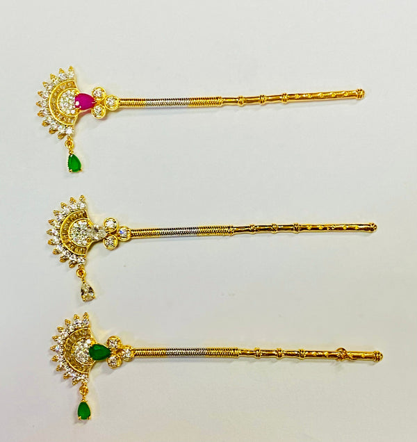 Handmade Krishna Flute: 22k Gold Plated Bansuri, God Accessories