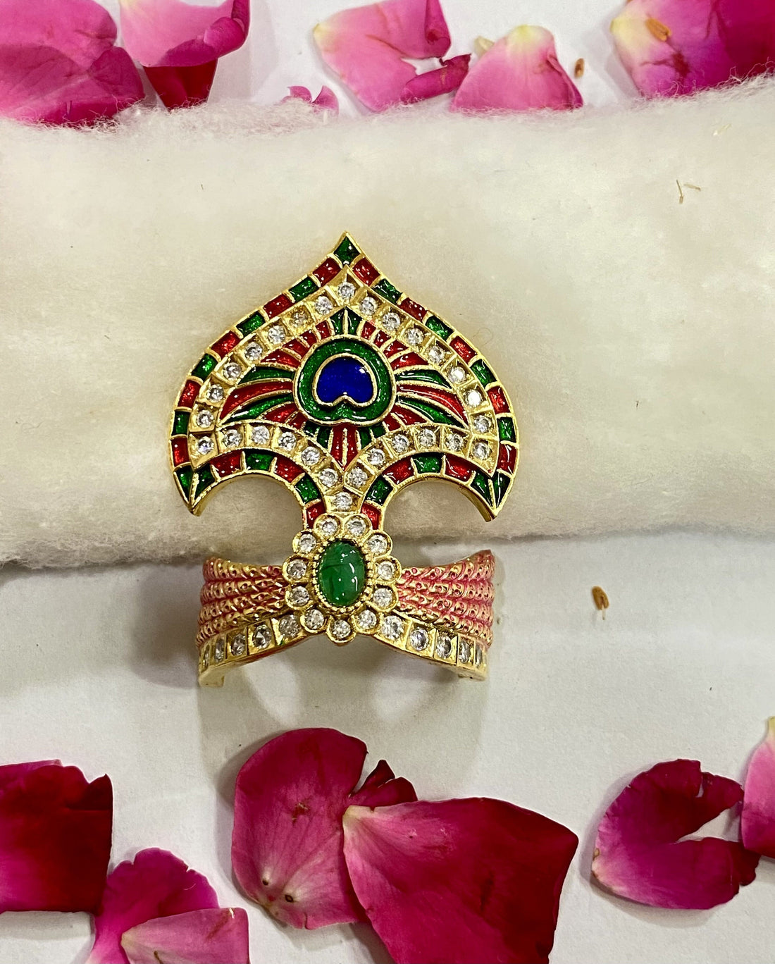 Divine Adornments: Laddu Gopal Ji Shree Krishna Mukut Collection — 2