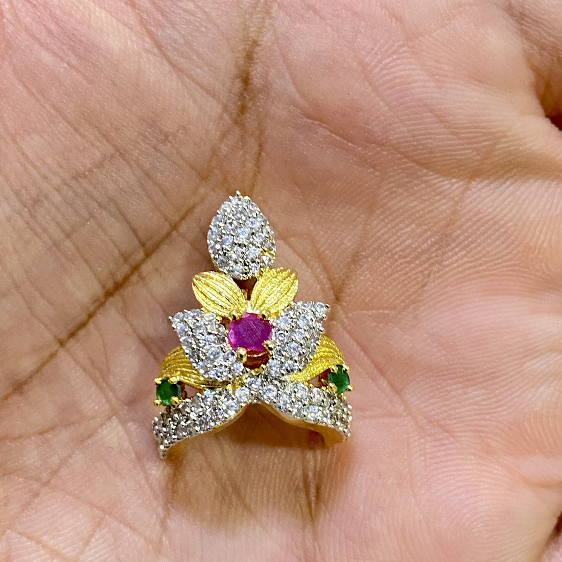 Krishna Mukut For God Goddesses | Laddu Gopal mukut | ornament Accessory |Gold Plated Crown Premium Deity jewellery — 4