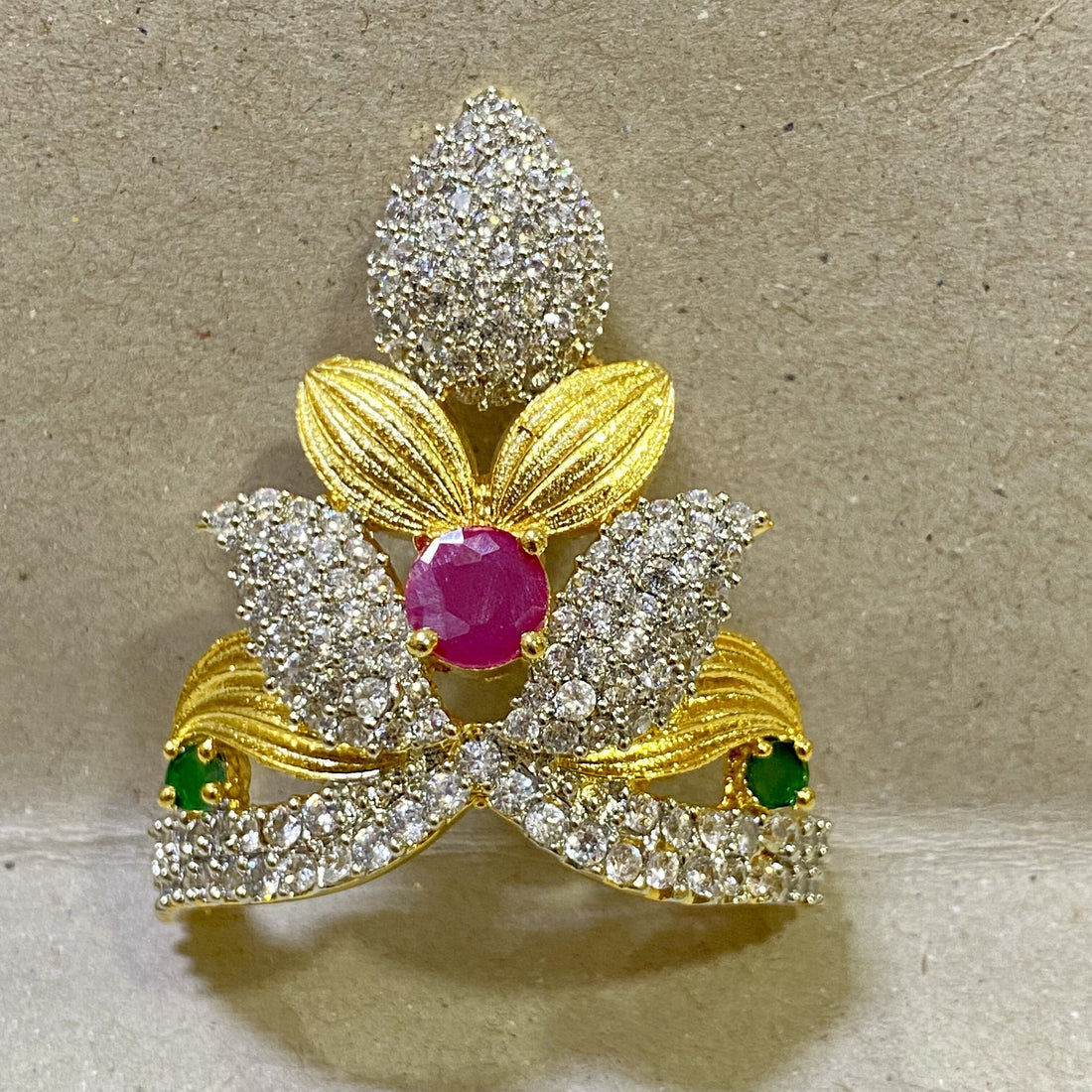 Krishna Mukut For God Goddesses | Laddu Gopal mukut | ornament Accessory |Gold Plated Crown Premium Deity jewellery — 6