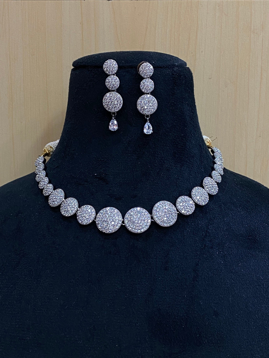 Handmade Blue Sapphire Necklace Set | 22K Gold Plated Delicate Gemstone Jewelry | Bridal Necklace | Party Wear Necklace | Gift for Women — 3