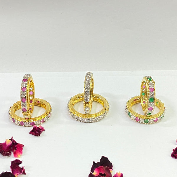 Laddu Gopal Bangle: 22k Gold Krishna Kada (Pair)