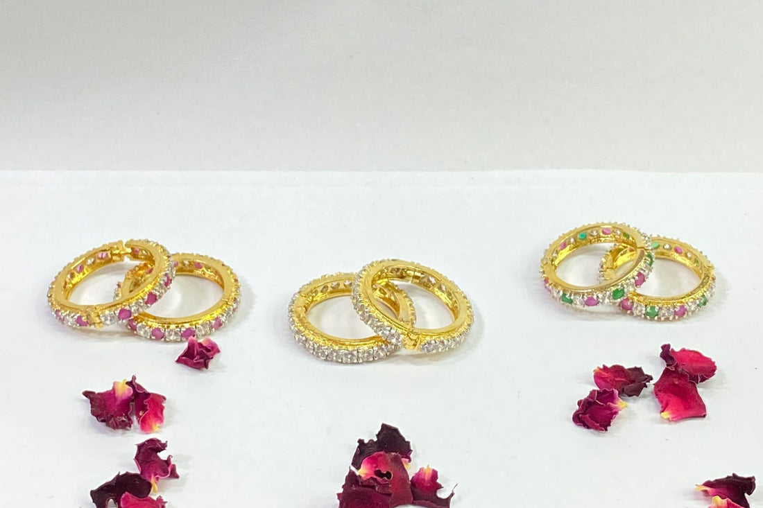 Laddu Gopal Bangle: 22k Gold Krishna Kada (Pair) — 3