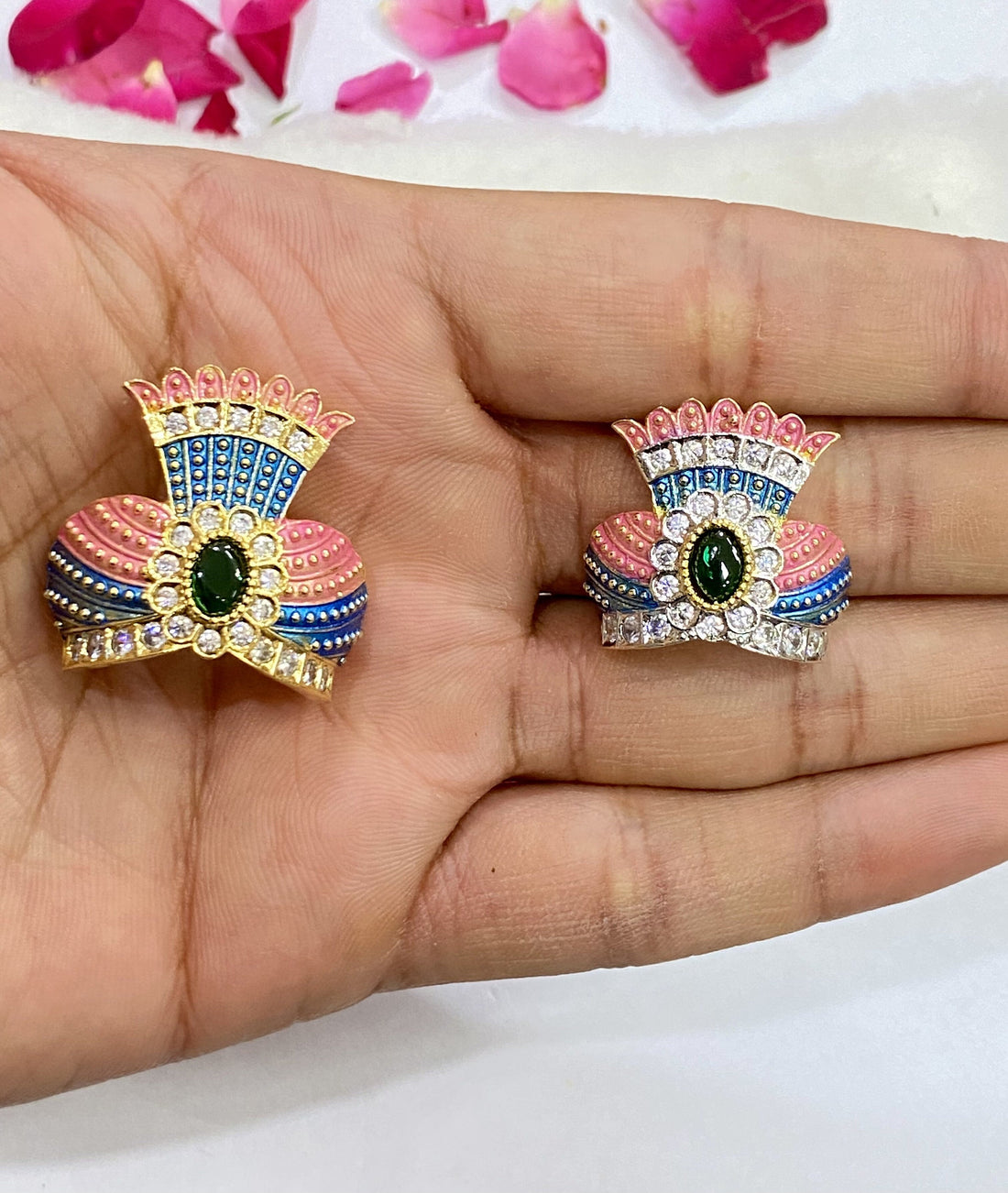 Radiant Crowns Laddu Gopal Mukut and Shri Krishna Pagdi Collection | krishna jewellery | crown| Pagdi | Mukut for laddu gopal — 8