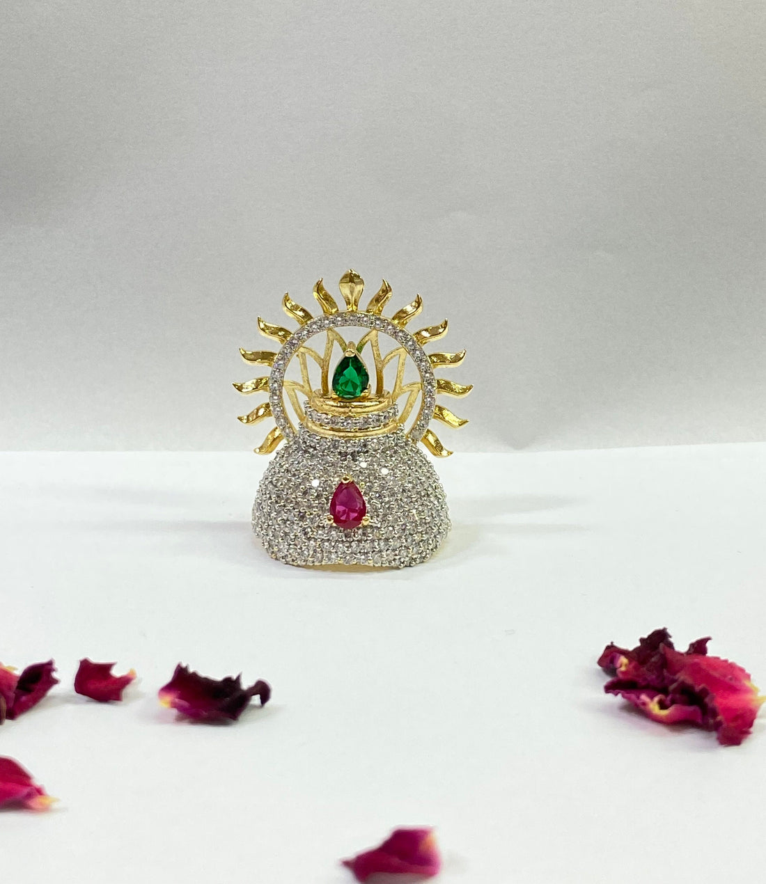 Gold Krishna Mukut, Laddu Gopal Mukut shringar, Gold deity crown and accessories , kanha ji mukut, Ram ji accessories, Lakshmi Mata ji mukut — 4