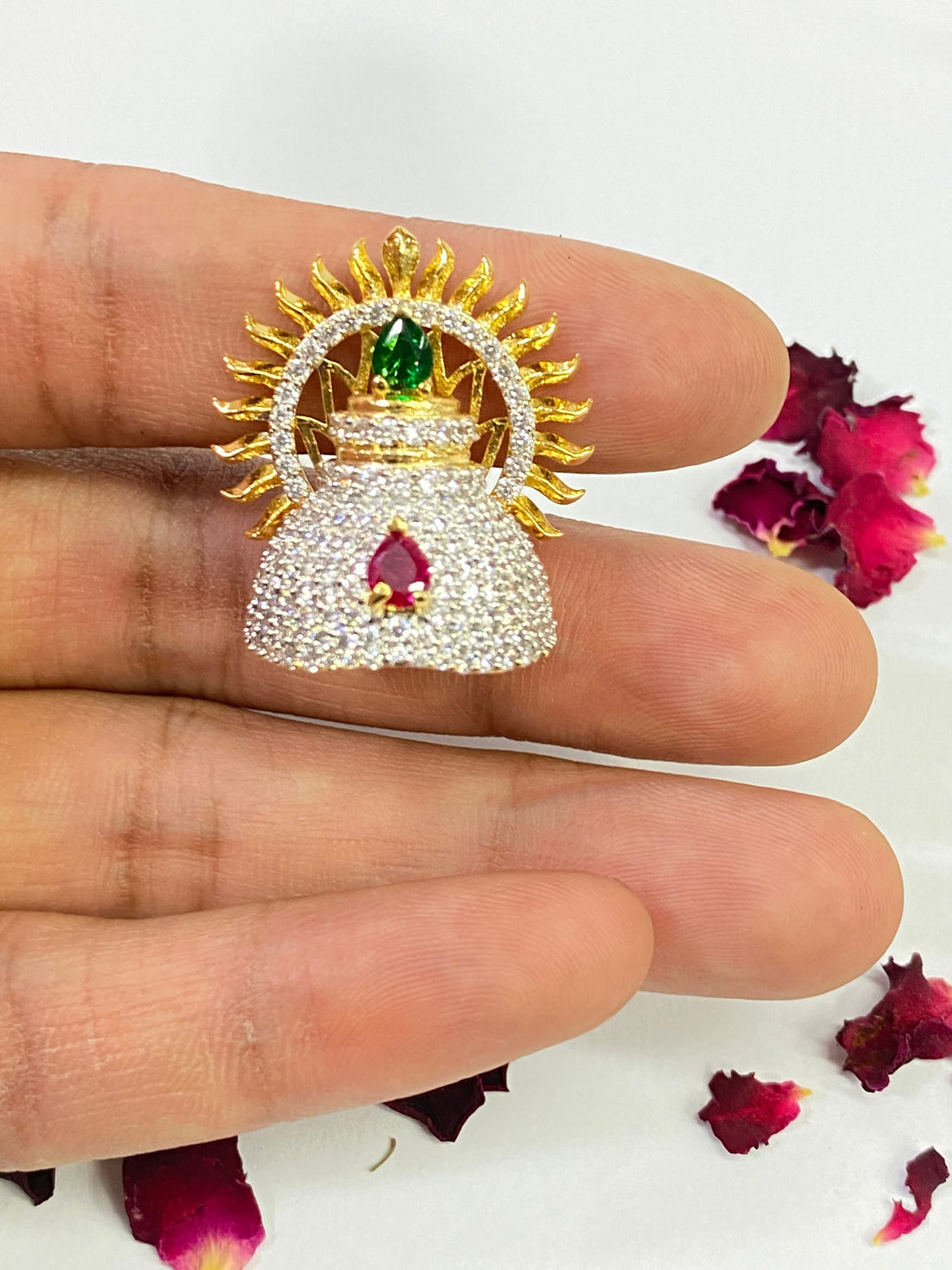 Gold Krishna Mukut, Laddu Gopal Mukut shringar, Gold deity crown and accessories , kanha ji mukut, Ram ji accessories, Lakshmi Mata ji mukut — 6