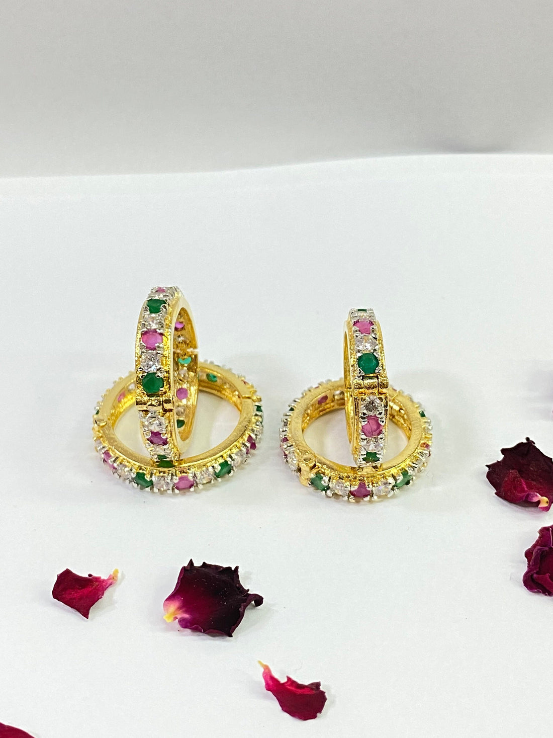 Laddu Gopal Bangle: 22k Gold Krishna Kada (Pair) — 7
