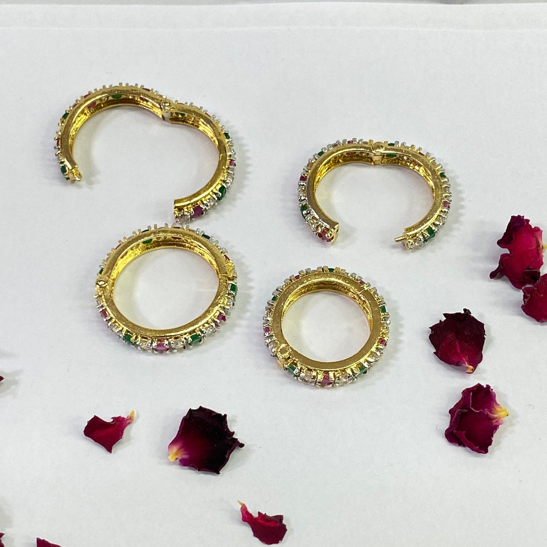 Laddu Gopal Bangle: 22k Gold Krishna Kada (Pair) — 8