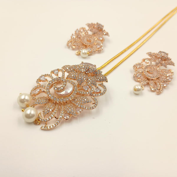 Victorian Gemstone Pendant Set: Rose Quartz, Moonstone, Emerald