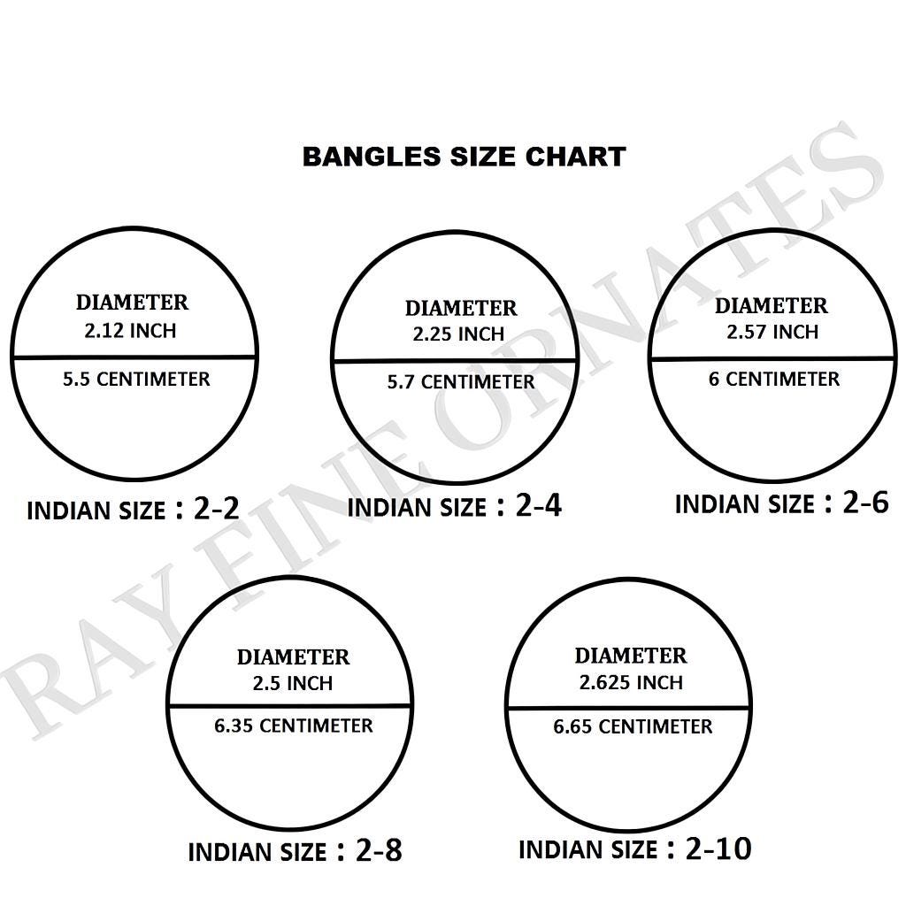Gold Plated CZ Bangles | Zigzag Diamond Design Bracelet Set | Handmade Indian Jewelry | Minimalist Light weight Everyday Bangle Bracelet — 5