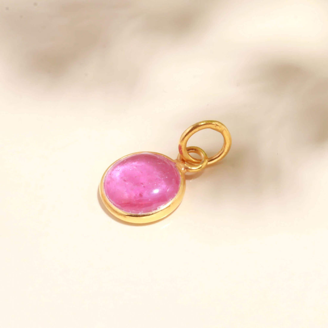 Natural Russian Emerald Pendant | 9K Gold Triangle Cabochon Emerald Charm | 19 Ct Bezel Set Fine Jewelry | Gift For Women | Gemstone Charm — 6